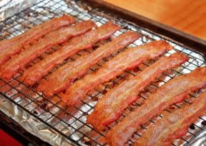 Baked bacon