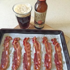 Candied bacon strips