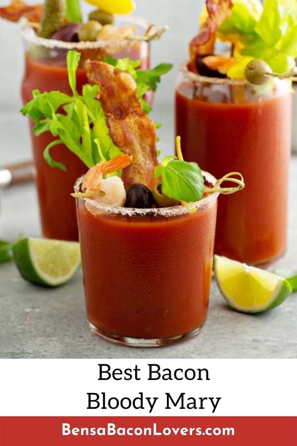 Bacon Bloody Mary cocktail