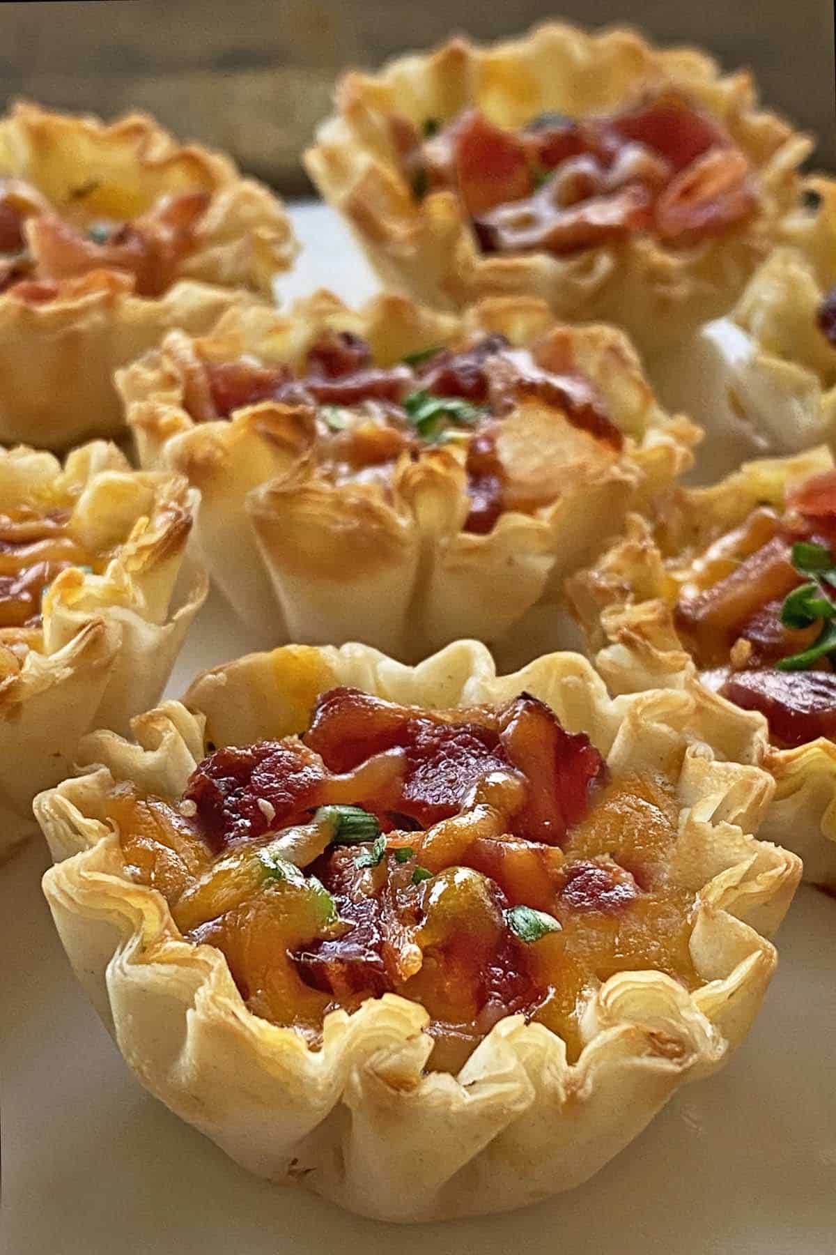 Cheese and Bacon Mini Quiches - BENSA Bacon Lovers Society