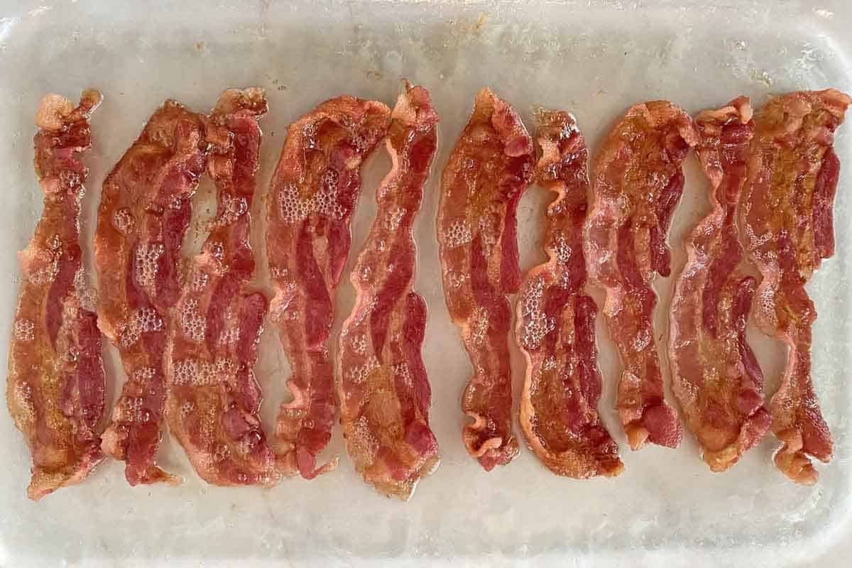 Bacon Tray Oven Grill Microwave Cooker Baking Pan Plastic Cooking