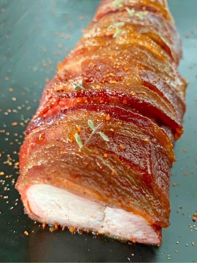 Smoked Bacon Wrapped Pork Tenderloin Bensa Bacon Lovers Society