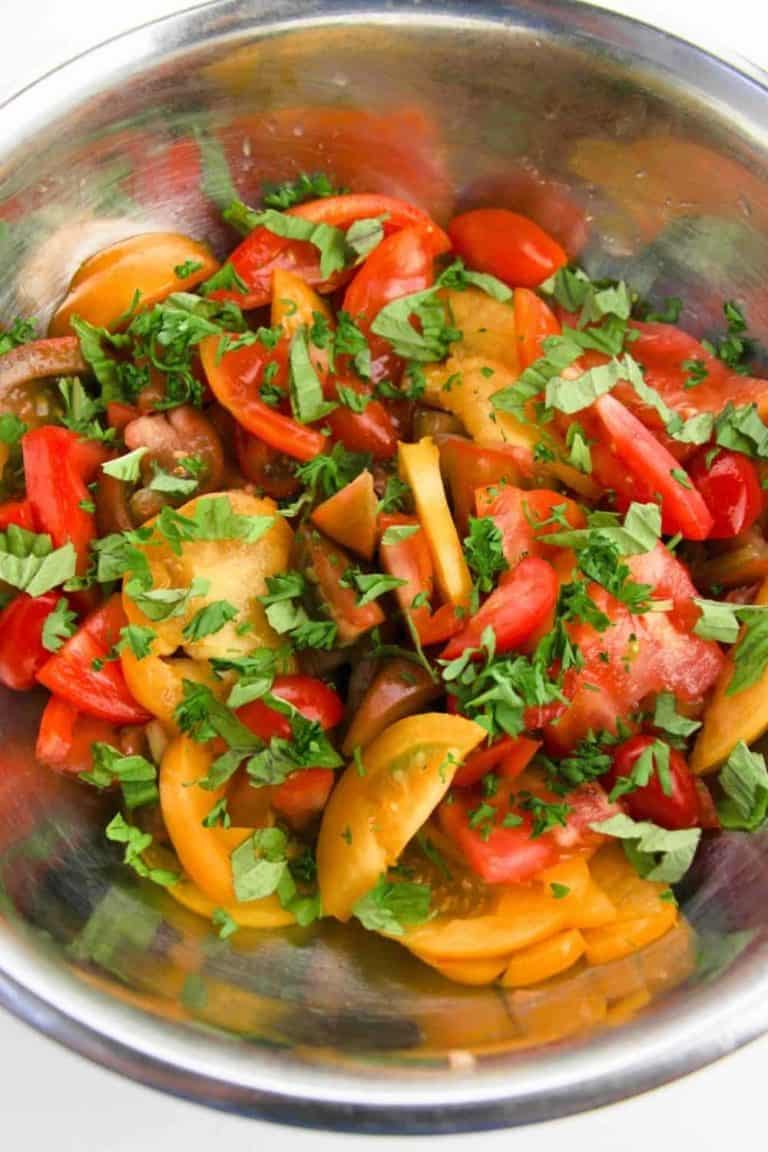 heirloom tomato salad
