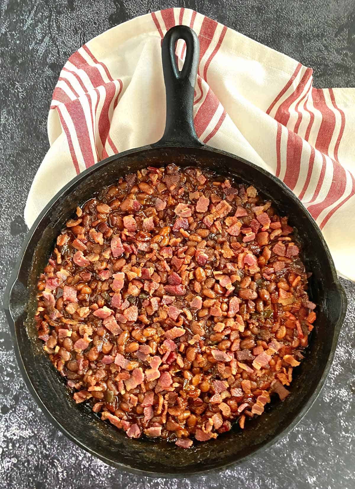Smoked Baked Beans with Bacon