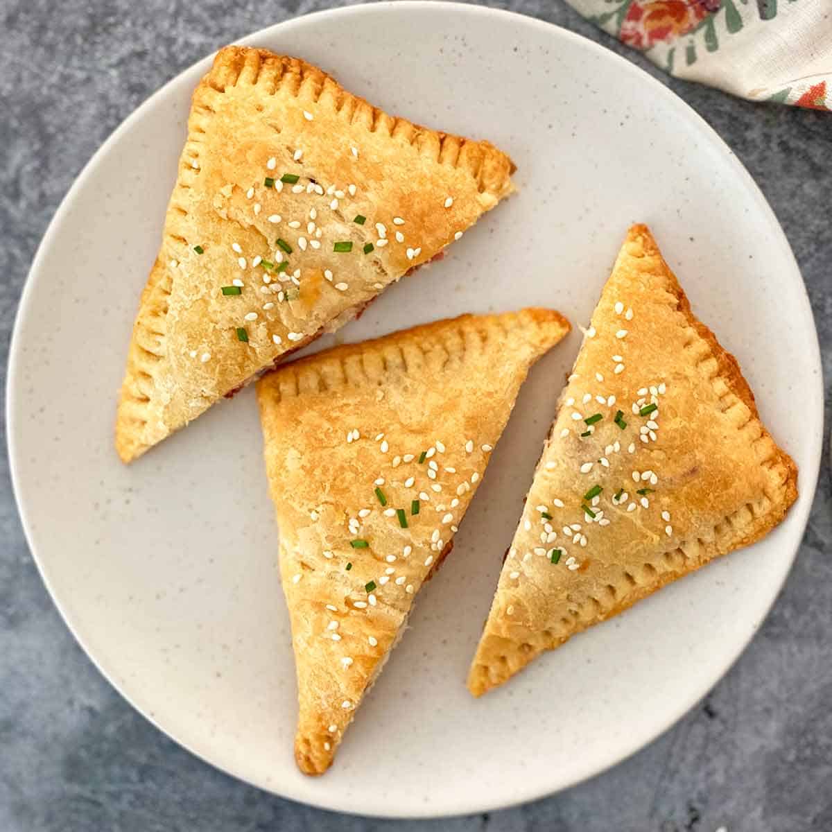 Chicken pockets with creamy bacon filling.
