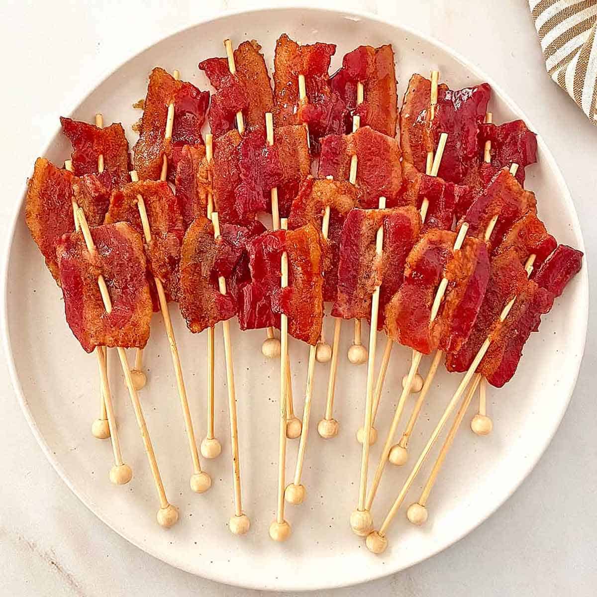 Bacon Skewers and Swizzle Sticks - BENSA Bacon Lovers Society