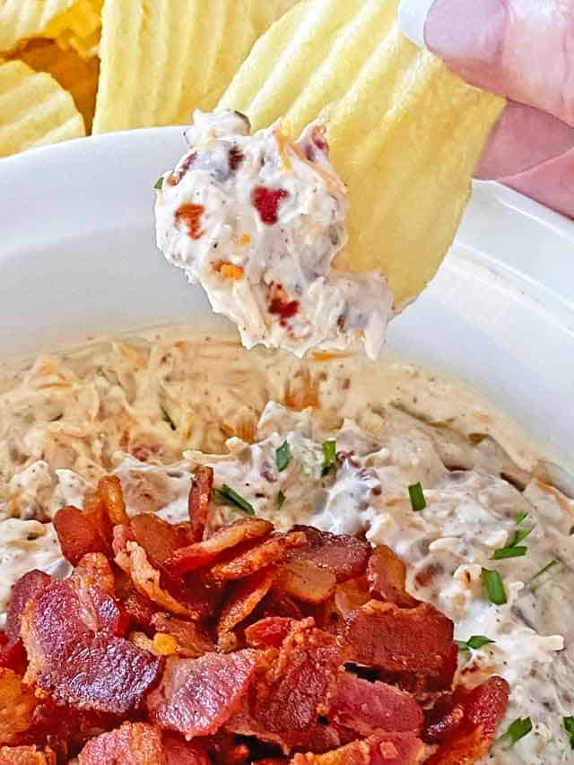 Best Cream Cheese Dip with Bacon